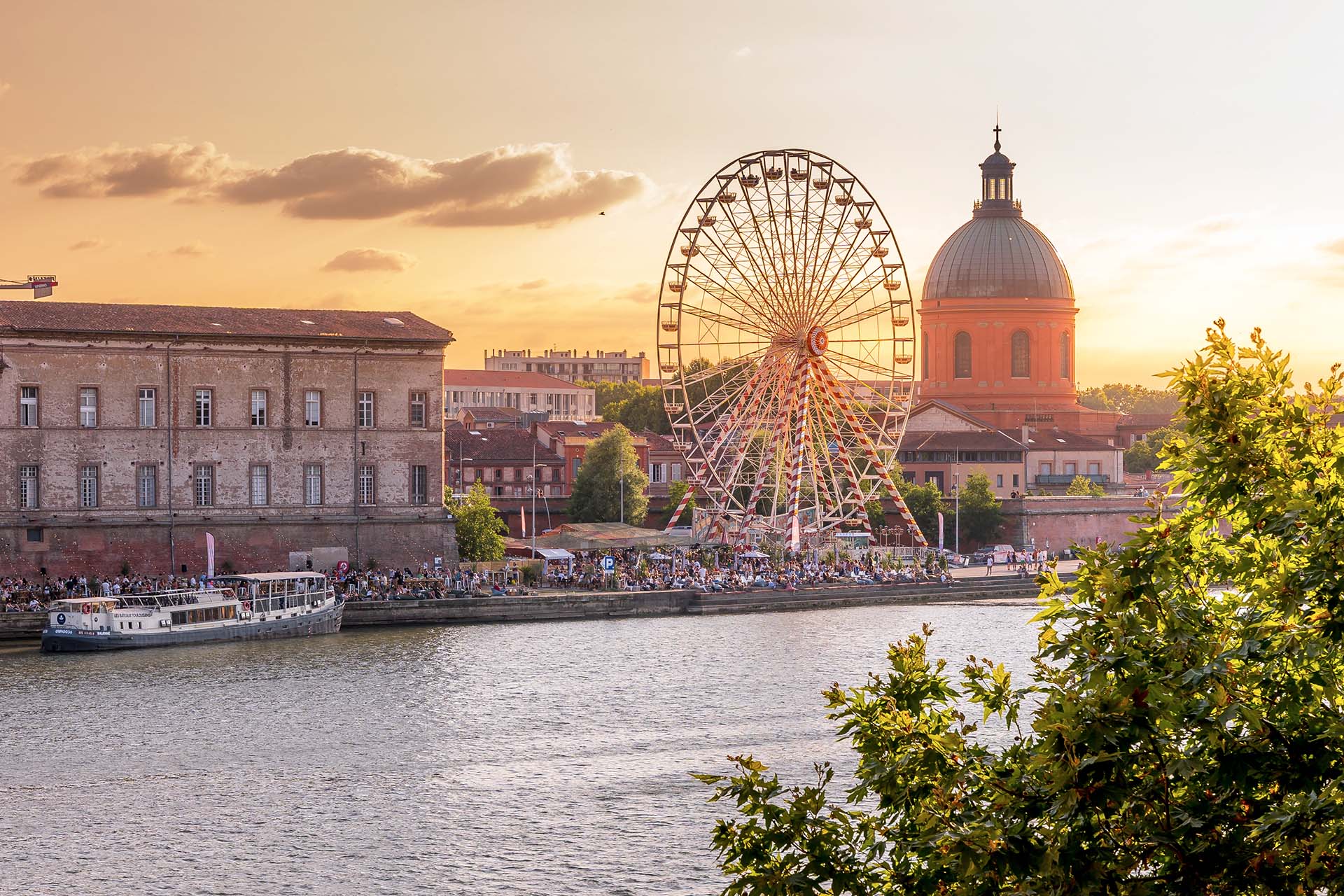 Les bords de Garonne à Toulouse