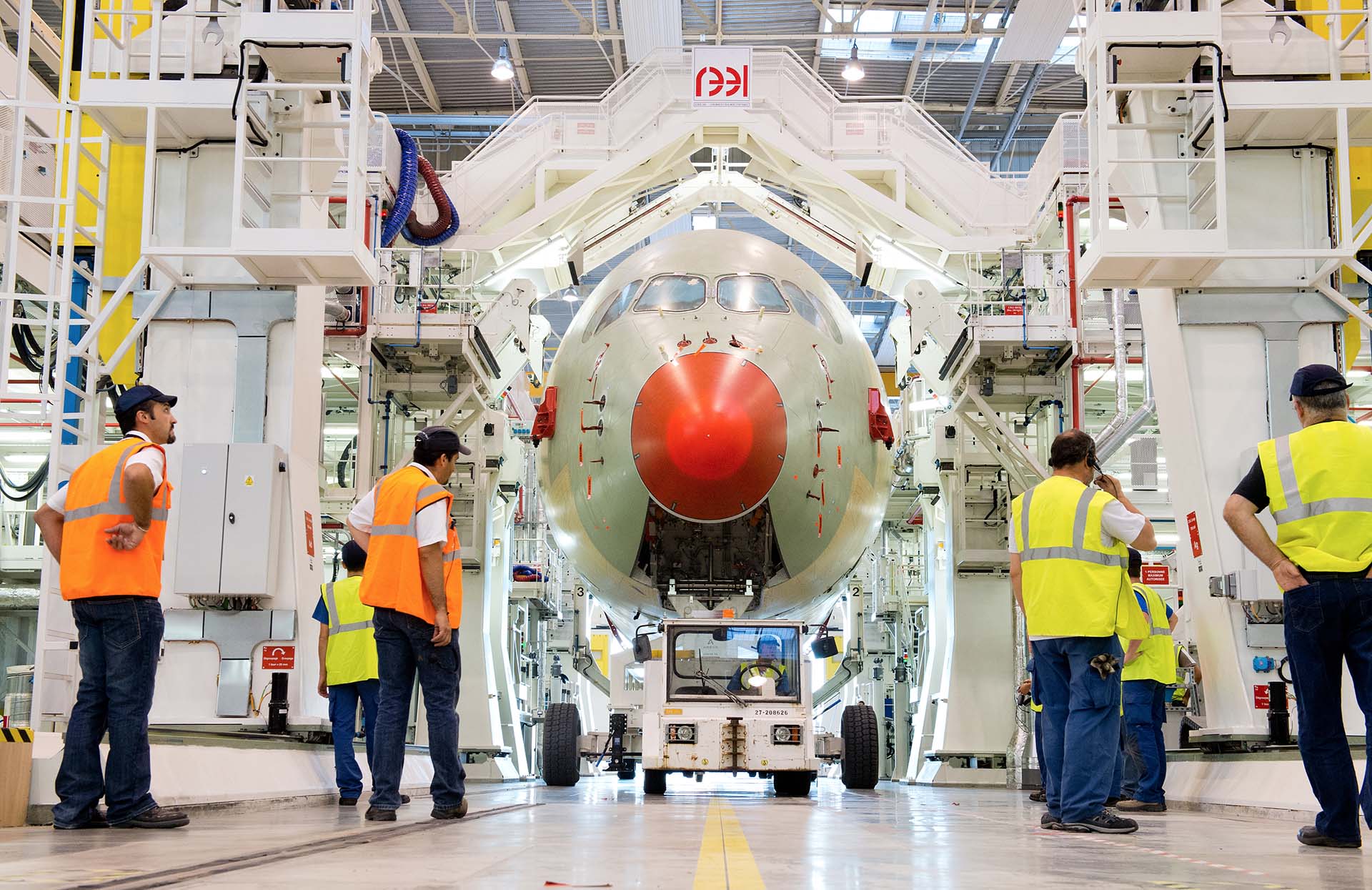 Airbus chaine d'assemblage