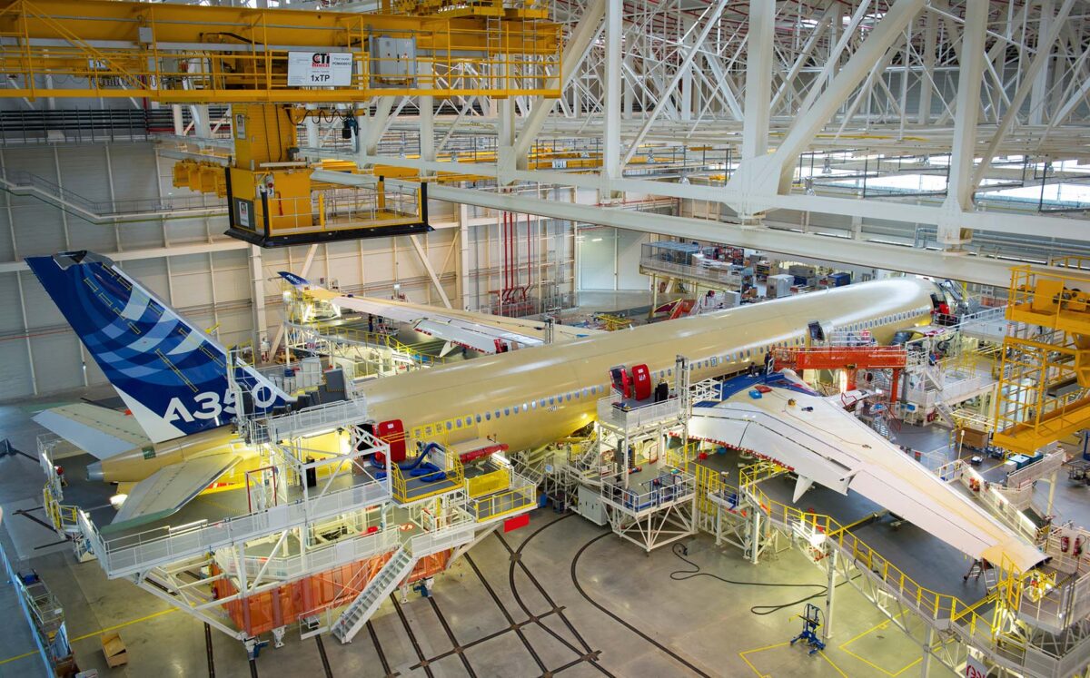 Chaîne d'assemblage Airbus