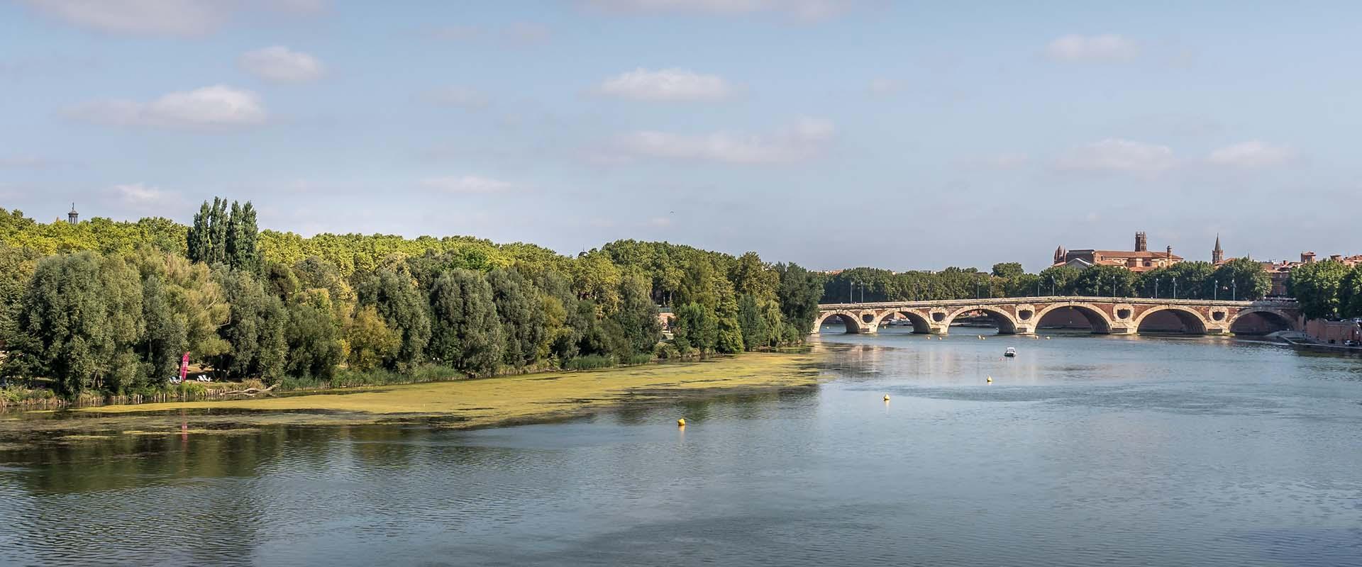 Toulouse, la Garonne et la Prairie des Filtres
