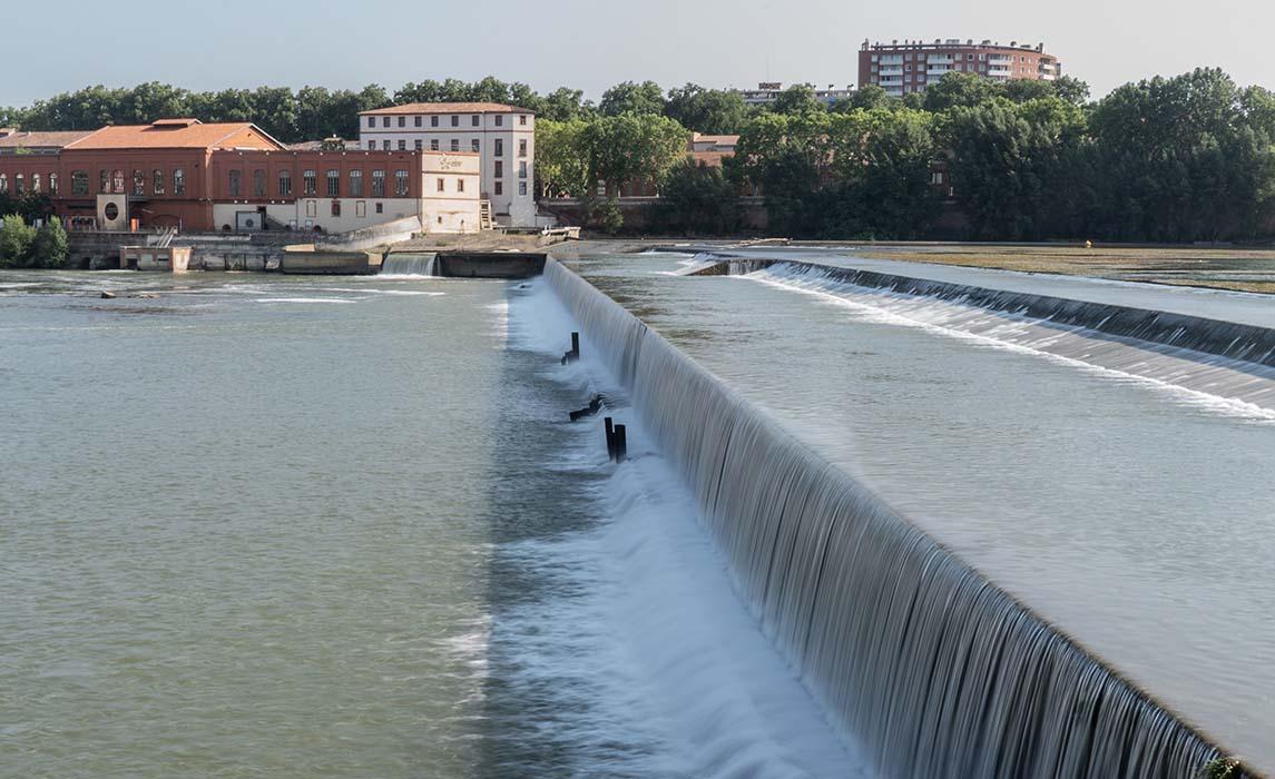 Toulouse, usine hydro-électrique de EDF-Bazacle